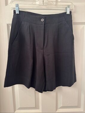 Banana Republic High-Waist Drapey Bermuda Shorts